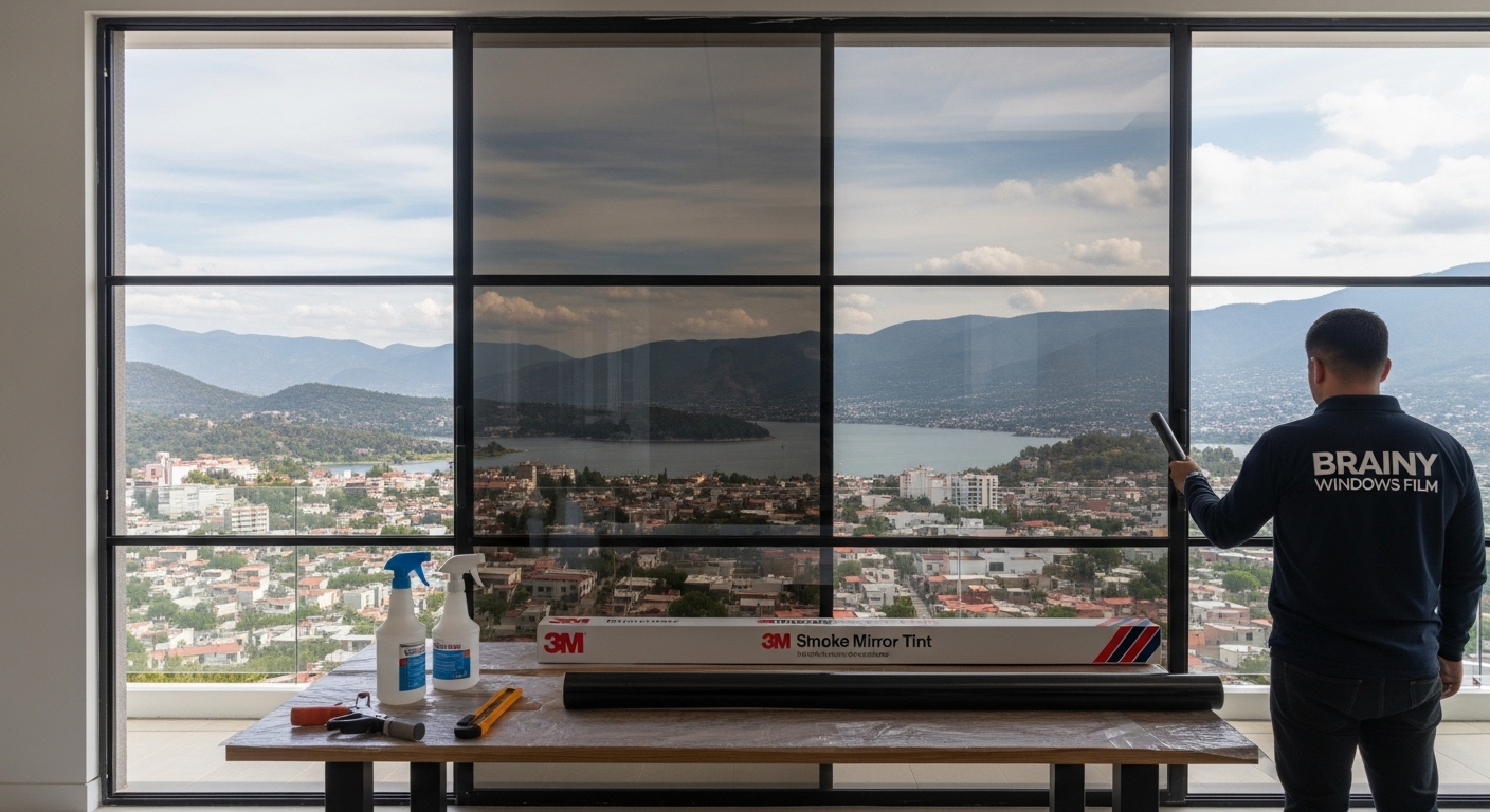 Rollo de polarizado Solex listo para instalarse